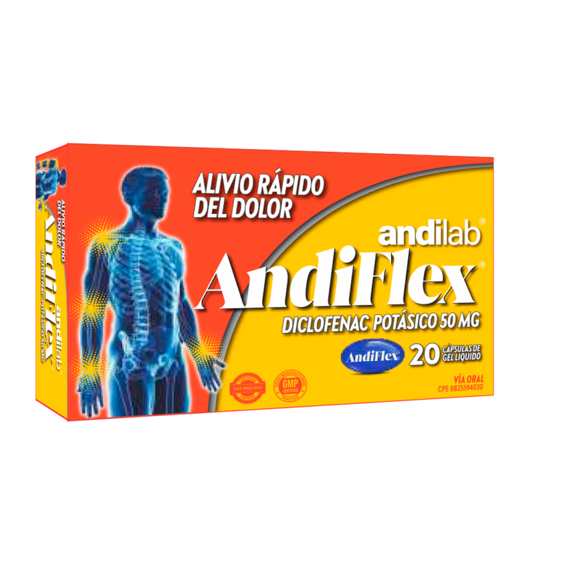 Andiflex® 50 mg Cápsulas de Gel Líquido
