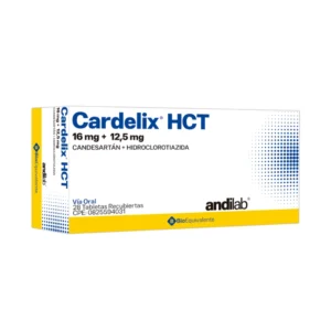 Cardelix® HCT 16 mg – 12,5 mg Tabletas Recubiertas