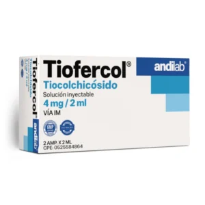 Tiofercol: 4 mg / 2 ml Solución Inyectable